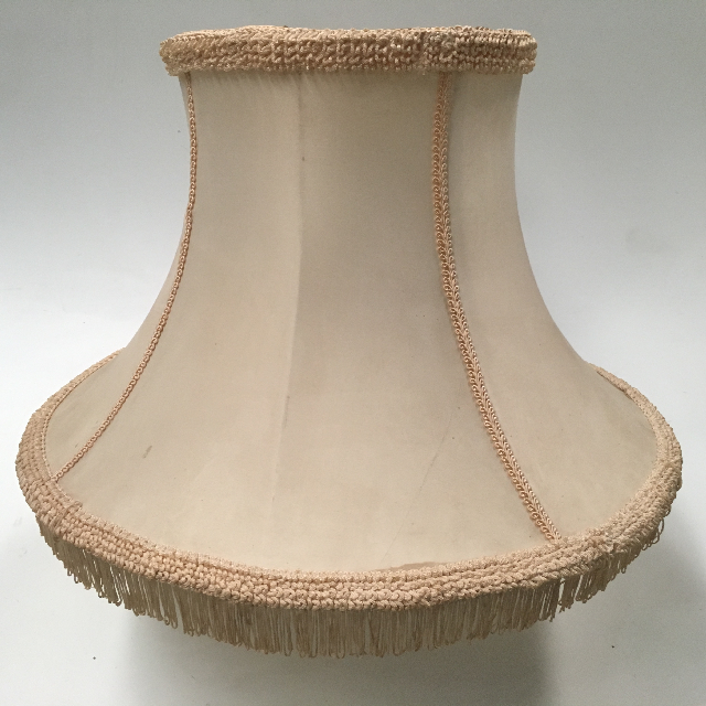 LAMPSHADE, Victorian (Large) - Cream w Fringe